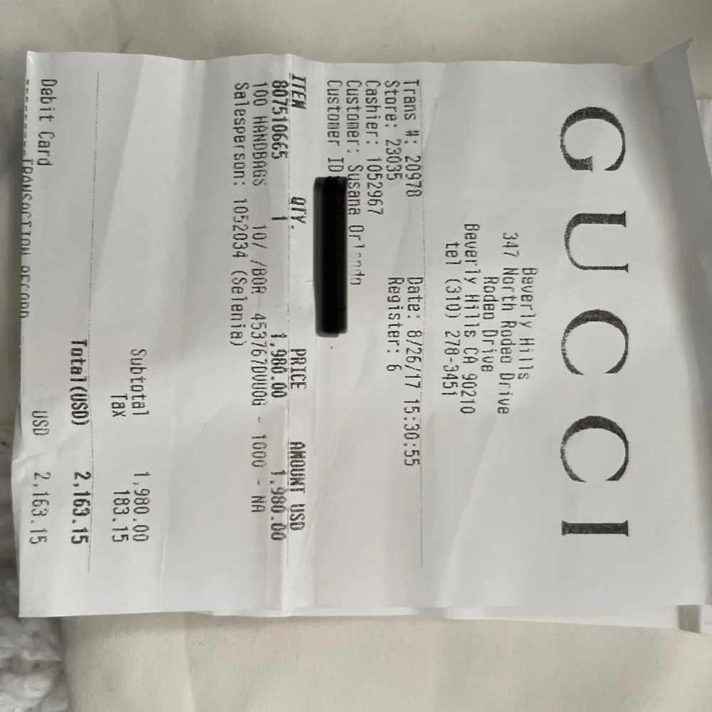 Gucci Nymphaea, Small (Black) - Picture 12 of 15
